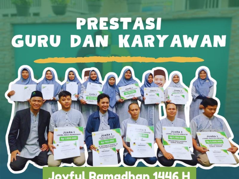 Raihan Prestasi Guru dan Karyawan PG-TK Darul Hikam 2: Joyful Ramadhan 1446 H