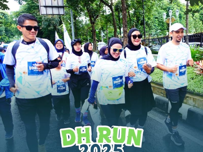 Ribuan peserta DH Run padati gedung sate